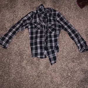 Black and white flannel